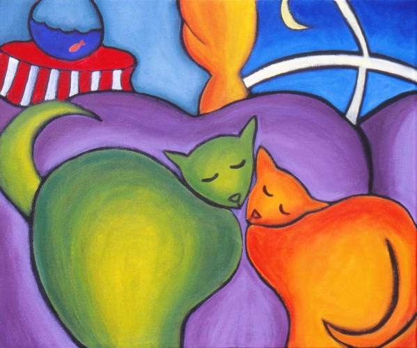 Cozy Couch by Annette Gaffney